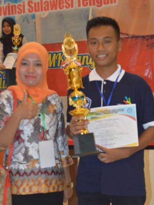Juara II LKS Web Design Tingkat Propinsi Sulawesi Tengah Tahun 2017